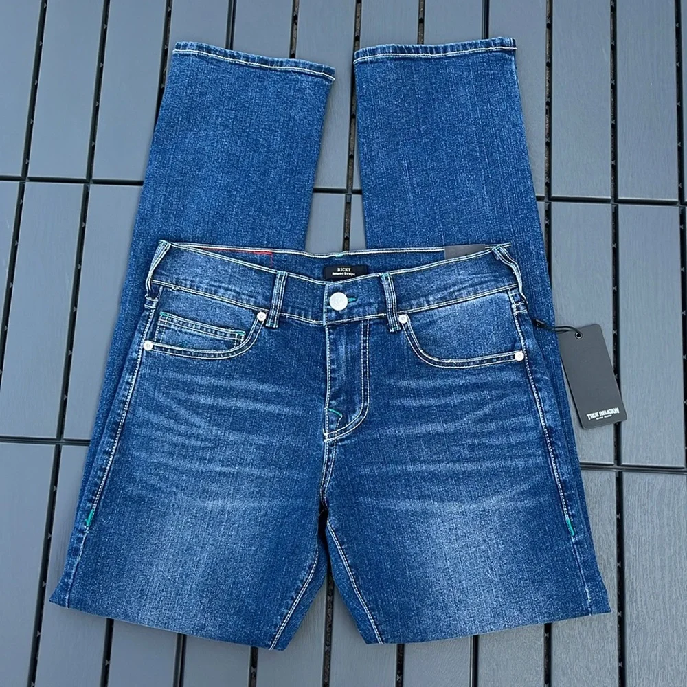 TRUE RELIGION RICKY SINGLE NEEDLE STRAIGHT MEN’S JEAN